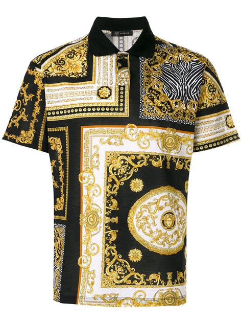 black versace shirt mens|authentic Versace shirts.